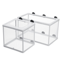 Scatola di isolamento di rete multifunzionale per acquario incubatrice per allevamento serbatoio di separazione per avannotti.