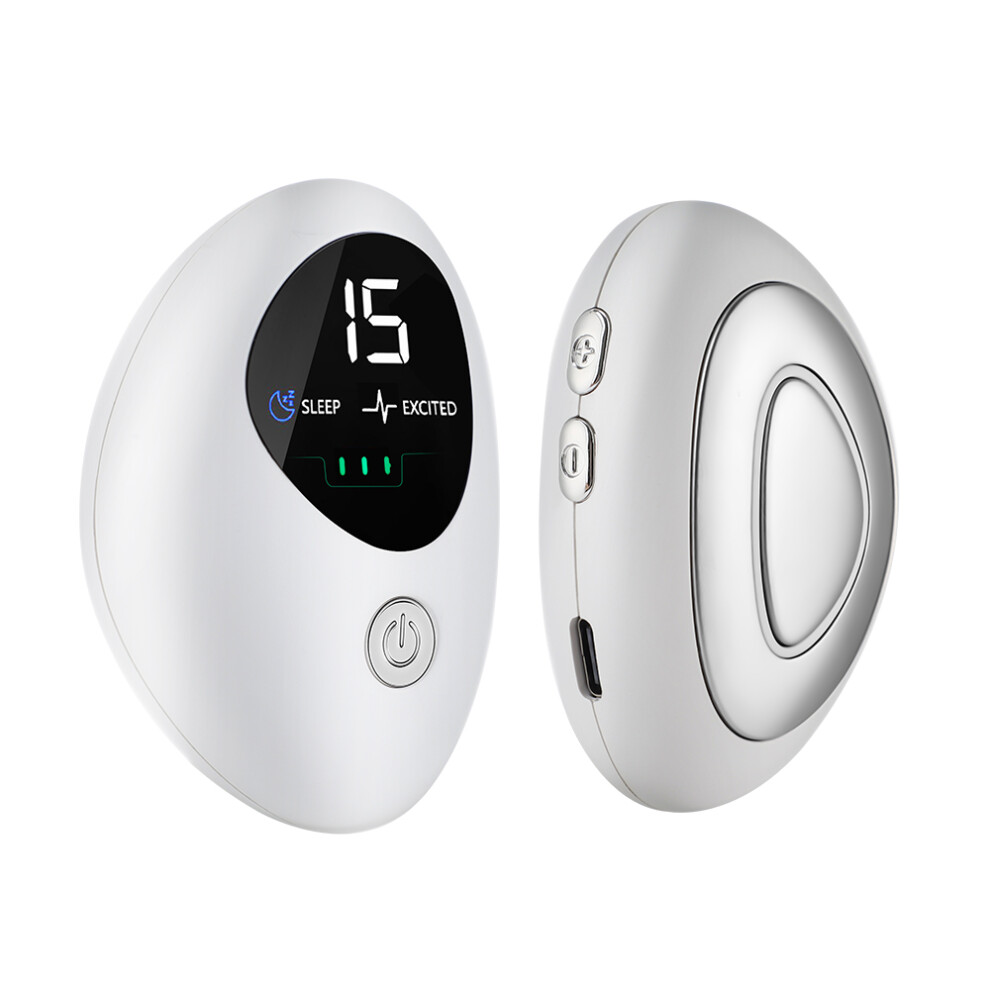 Goplushtoy Sleep Aid Handheld Ces Smart 15 Levels Microcurrent Ems Pulse Stimulation Fit For Stress Pressure Anxiety Neuro Nerves Insomnia Relief