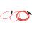 Rood Coiled 5-Pin Keyboard Kabel Voor Studio Opname 1