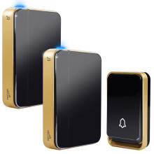 Campanello Wireless Autonomo SMATRUL K06 Impermeabile Senza Batteria Campanello Intelligente per Casa 1 Trasmettitore 1 Ricevitore