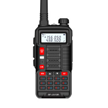 BAOFENG BF-UV10R Plus 10W 4800mAh UV Dual Band Radio portable Bidirezionale Nera Walkie Talkie 128 Canali Torcia LED Ricaricabile USB Interfono