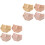 8Pièces Slip Coton Assorti Respirant Usage 1