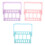 24Pièces Rangement Forets Ongles Multitransparent Durable 1