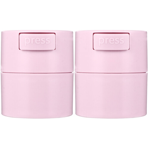 2Pièces Récipient Colle Extension Cils Rose Durable Et Portable