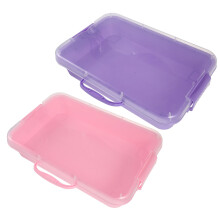 2St Draagbare Speelbakken Plastic Met Voor Kinderen Kleurmix