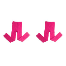 2Pièces Collants Rose Matériau Épais & Élastique Hiver