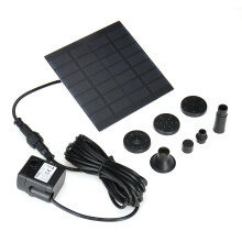 180 L/h 1.2W Pompa d'Acqua Solare per Fontana Vasca per Uccelli Laghetto Pompa Sommersa