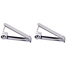 2Pièces Outils Fruits Argenté Équeuteur Cerises Usage Culinaire