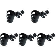 5Pièces -Bouteille Poussette Noir Compact Facile À Transporter