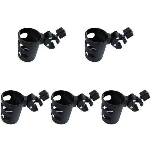 5Pièces -Bouteille Poussette Noir Compact Facile À Transporter