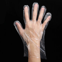 100 Pezzi guanti di sicurezza guanti usa e getta trasparenti per kitchen e ristorazione