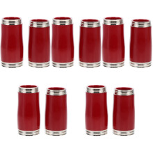 5Paires Tube De Clarinette Rouge Couleur Vive Durable