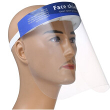 5 Pezzi di maschera protettiva visiera facciale anti-splash e saliva visiera facciale completa con fascia regolabile