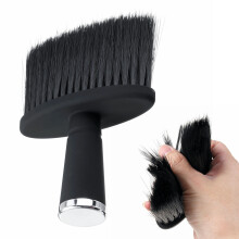 Manico per spazzole per capelli spazzola per la pulizia dei peli del collo spazzola per capelli in nylon con manico in PET placcato.