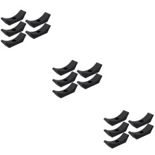 15Pièces Présentoirs Haltères Matériel Durable Noir