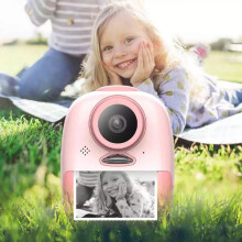 2600W Kinderen Digitale Camera's Printer 2 Inch LCD Scherm Eén - klik Opname Registratie Afdrukken HD Instant Thermische Printer Camera Buitenfotog
