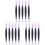 15Pièces Ongles Double Tête Pierre 1
