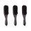 3Pièces Brosse Styling Poils Nylon Café Portable Idéal 1