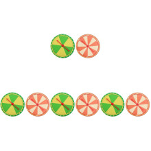 8Pièces Roue À Prix Plastique Colorée Pour Jeux De Fête Enfants