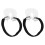 2St Violin Bow Trainer 1/4 Voor Beginners Transparant Met Strap 1