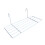 Hangende Draadplank Wandorganizer Presentatielijst Wit 1