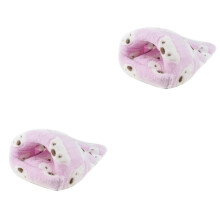 2Pièces Pour Hamster Rose En Chaud Confortable