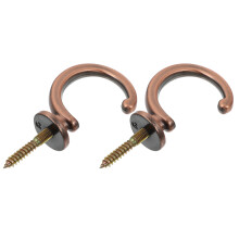 2St Rood Gordijnhouder Van Zinc Alloy Voor Huisdecoratie En Ophangen