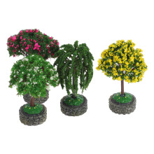 4 Stuks Mini Boom Accessoires Voor DIY Micro Landschap Decoratie