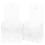 2St Transparante Brochurehouder Acryl Documentendisplay Voor 1