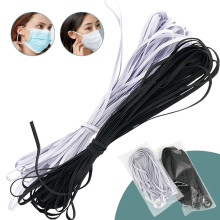 10M Fascia Elastica per Maschera Fatta a Maglia Cordino Elastico per Cucire Fascia Elastico per Maschera Corda Elastico per Cucire Corda Stre