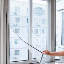 Muggen Insecten Raamnet Gaas Scherm Kamer Gordijnen Bescherming Vliegenscherm Net met Zelfklevende Tape