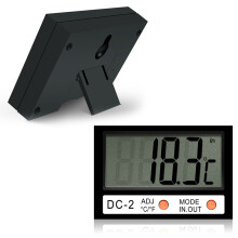 Mini LCD Digitale Thermometer Nieuwe Thermostaat Temperatuur Tester voor Binnen Buiten Temperatuur Klok