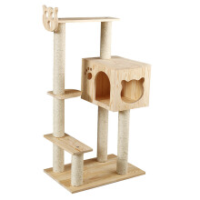 Kat Klimframe Massief Hout 0 Formaldehyde Stevig Krabbestendig voor Huisdier