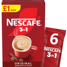Nescafé 3 in 1 Original, 6 x 16g (96g)