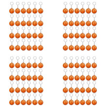 96 Pack Basketball Keychains, Basketball Stress Keychains,Sports Keychains,School Carnival Reward for Kids
