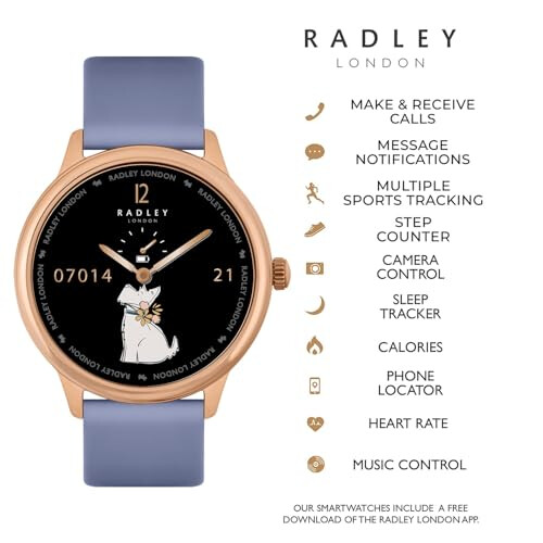 Radley RADLEY Womens S19 Sili Str Smart Watch 1