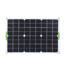 12V 50W Draagbare Zonnepaneel Kit 2 USB Poorten Monokristallijn Module Zonnebatterij Oplader