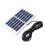 Mini 5 W 6 V USB Solarpanel Polysilizium Solarkraftpanel Ladegerät 1