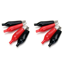 20Paires Pinces Crocodile Isolées Pour Test Acier Durable