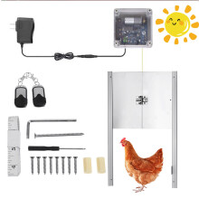 Automatische Hühner-Türöffner-Kits mit Zeitsensor-Induktion 12'' breiter automatischer Gänseöffner mit Sonnensensor um zu verhindern dass Hühn