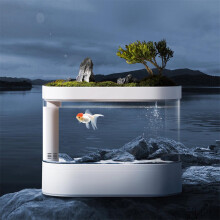 Geometria Descrittiva DESGEO 10L Pesce C500 Acquario Intelligente Alimentatore Temporizzato Funziona Con WIFI Controllo App Mijia Automatico Da X