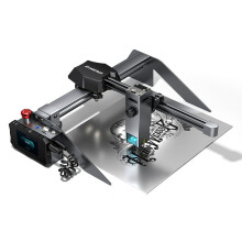 Neue ATOMSTACK P9 M50 tragbare Dual-Laser-Gravier- und Schneidemaschine mit 10 W Ausgangsleistung DIY-Lasermaschine 304 Spiegel-Edelstahl-Gravur