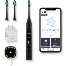 Evowera Planck O1 Elektrische Sonic Tandenborstel Volledig Kleur LCD Scherm 6 Reinigingsmodi Elektrische Tandenborstel 2 Min Timer 42000 RPM Vibr