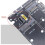 M.2 Solid-State-SSD zu Sata3 Ngff Msata zu Serieller Adapterkarte Dual-Use 2-In-1 mit Schalter 3