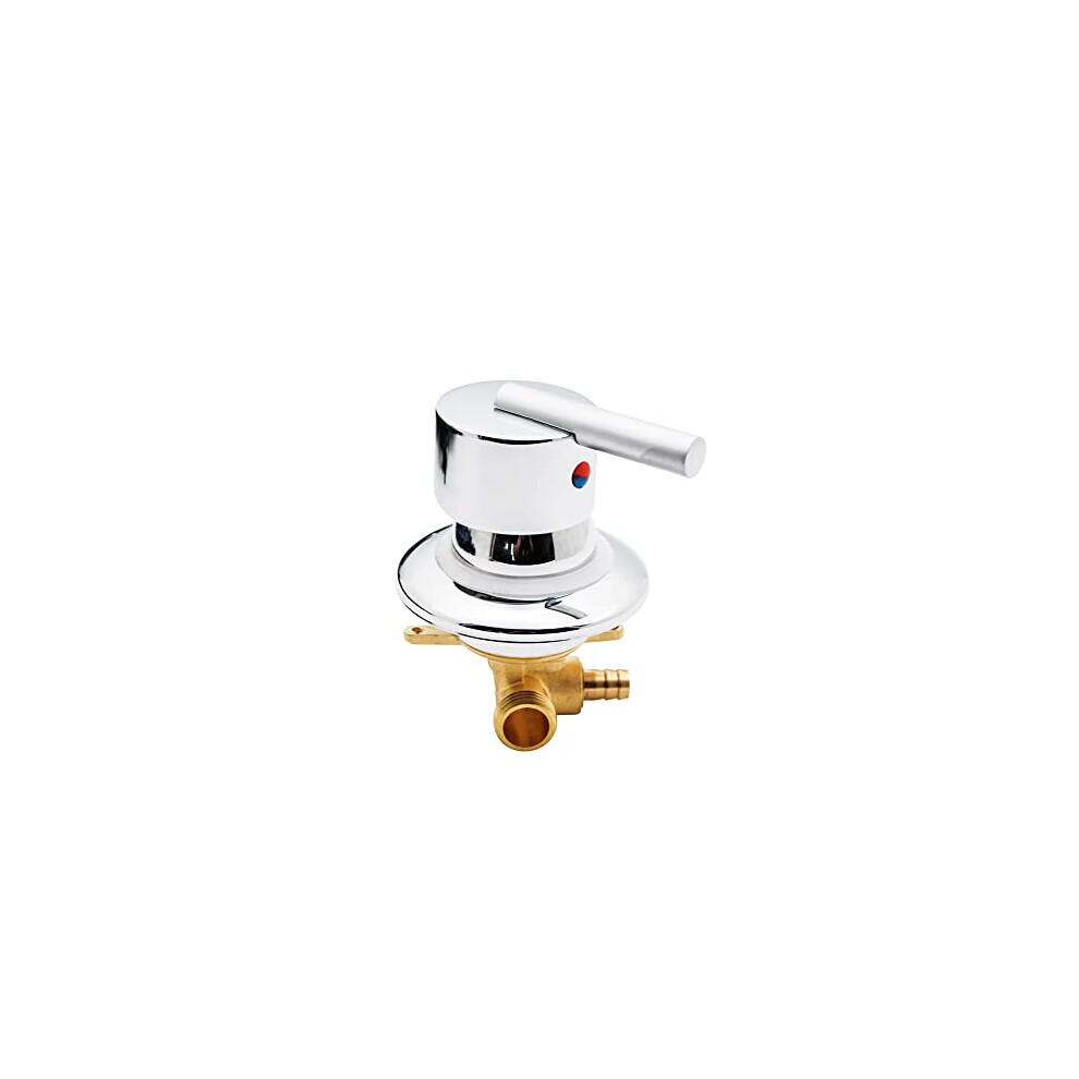 Afuder Shower Cabin Mixer Hot Cold Water Mixing Valve Mixer Two In One Out Faucet Intubation Outlet For Shower Room Drop Ship 6934554898667
