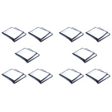 20Pcs Transparent Restaurant Menu Covers for A4 Size Book Style Cafe Bar 4 Pages 8 View