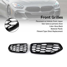 Fits for G29 Z4 2019-2023 Car Honeycomb Style Gloss Black Front Kidney Grill Grille