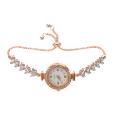Dames Armbandhorloge Rosegoud Met Quartz Elegantie