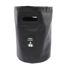 Compacte Vouwbare Zwarte Wateremmer Met Comforthandvat