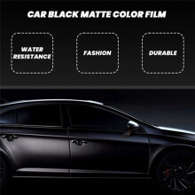 4 Stück 12 X 60 Zoll Mattschwarze Vinylfolie zum Verpacken Von DIY-Autoaufklebern